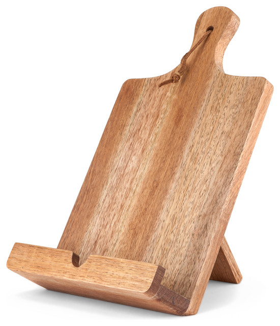Rustic Farmhouse Acacia Wood Tablet Cooking Stand by Twine Farmhouse