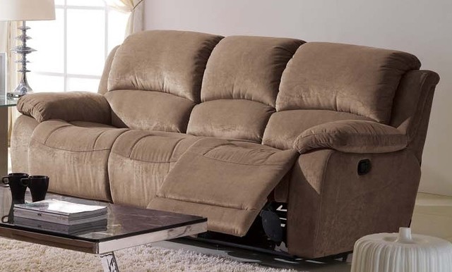 Ladonna Microfiber Reclining Sofa