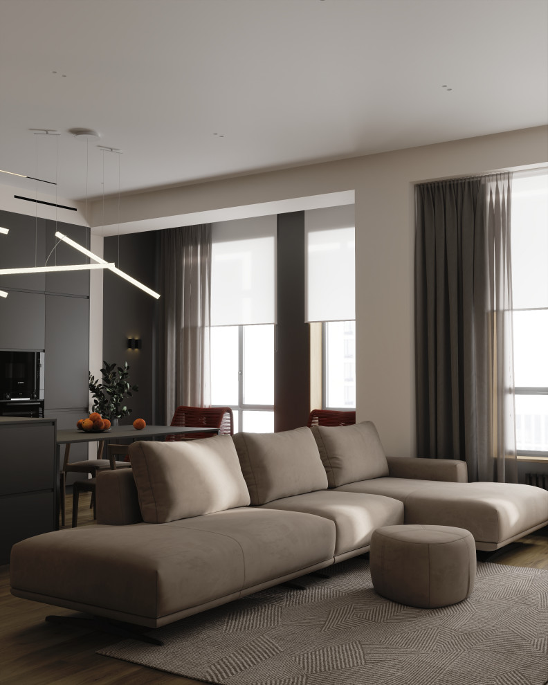 Проект 2х комнатной квартиры 78 м2