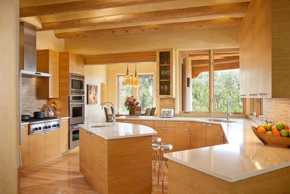 Kitchen - transitional kitchen idea in Albuquerque