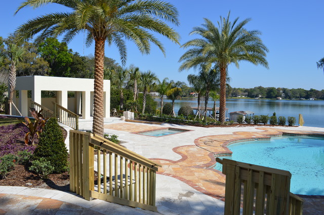 Custom Designed Landscapes tropisk-pool