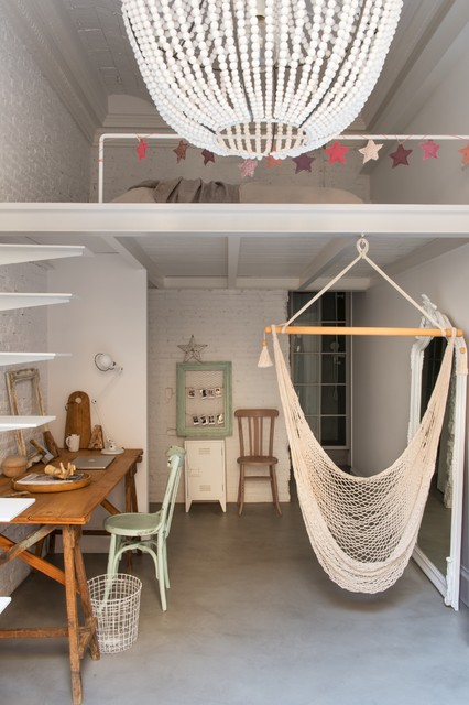 Reforma de vivienda en Barcelona shabby-chic-style-arbeitszimmer