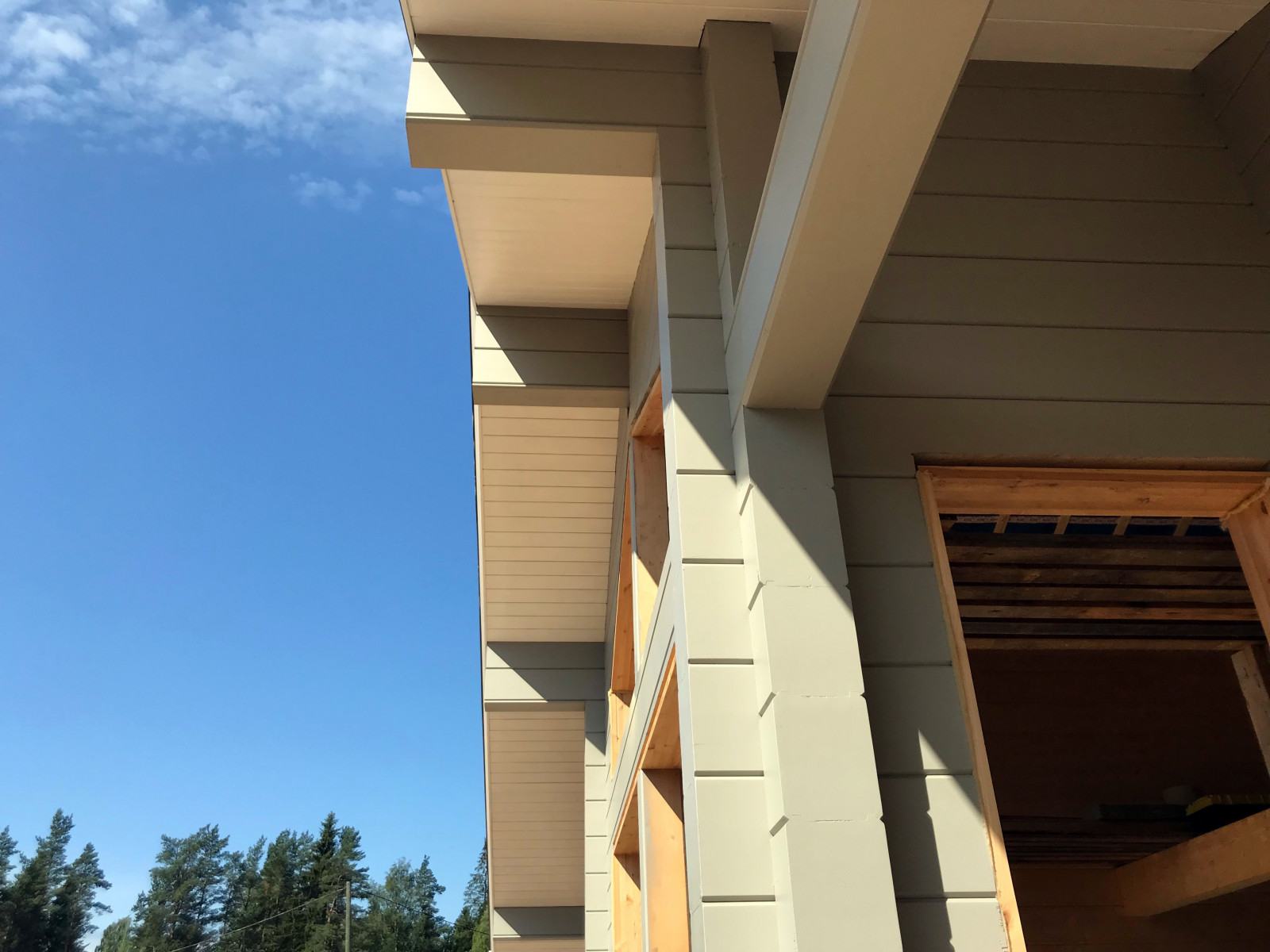 Строительство усадьбы из клееного бруса в Рощино