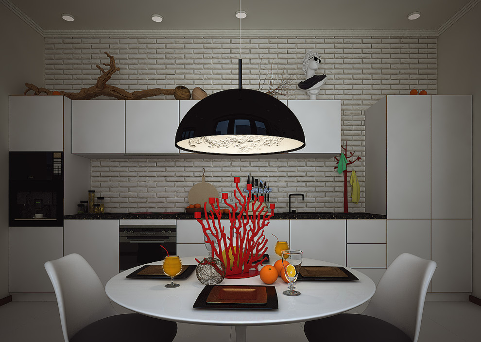 Минимализм в ЖК Бригантина г. Краснодар