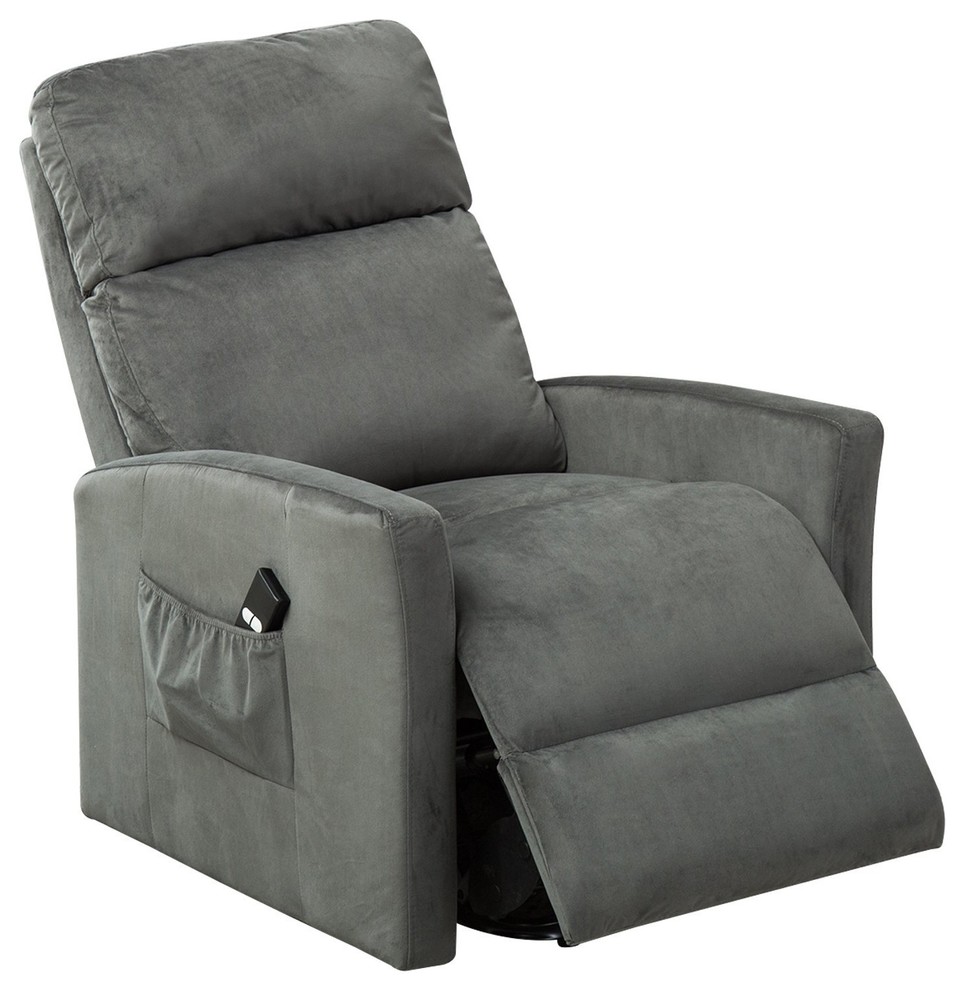 BONZY Lift Chair Power Reclining and Lifting Motion Recliner, Blue
