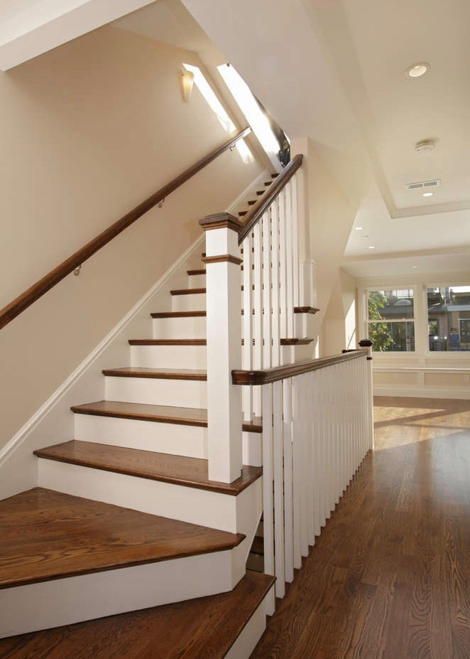 This is an example of a contemporary staircase in Boston.