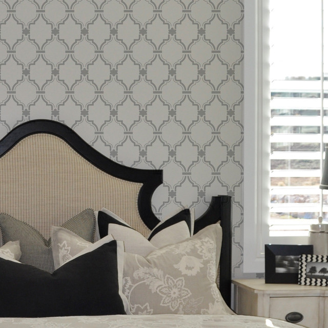 Holly S Moroccan Wall Stencil
