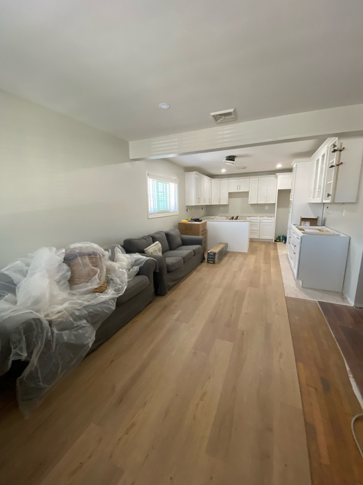 Pendant Lights over Peninsula