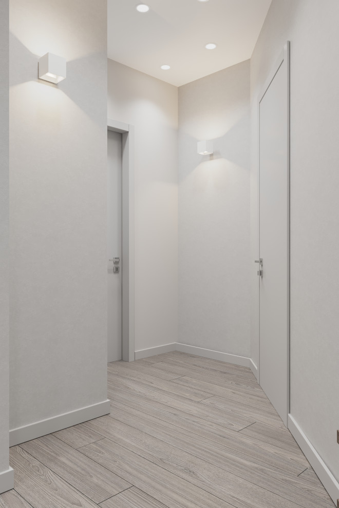 Коридор в серых тонах