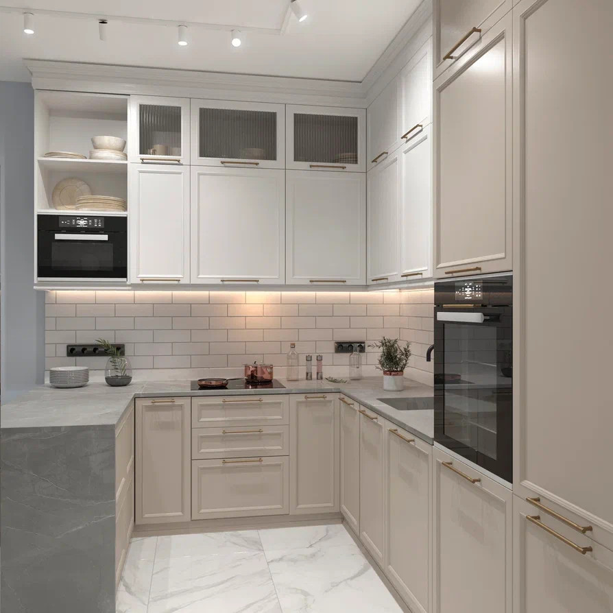 Квартира в современном стиле для семьи с ребенком