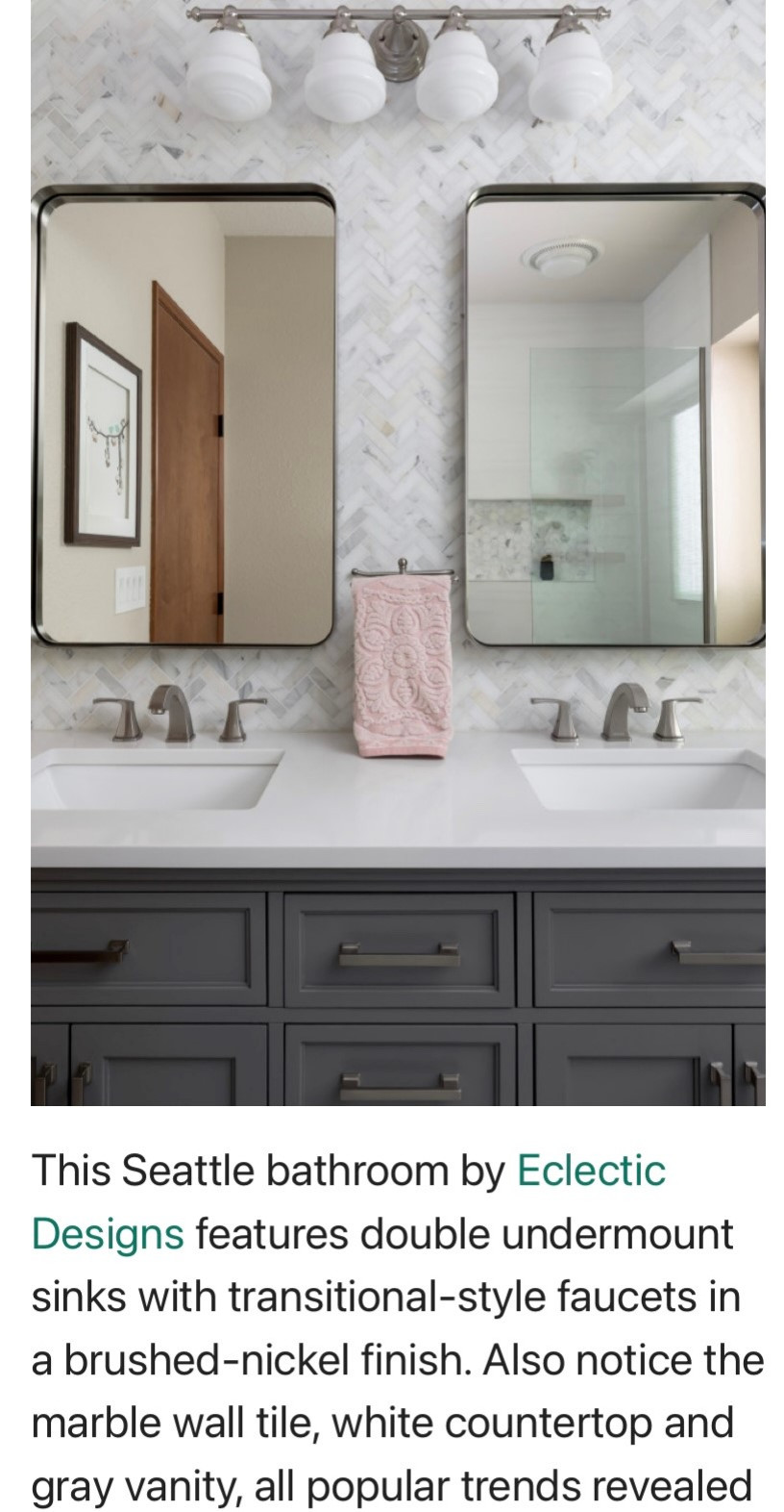 Houzz Recognized Bathroom Design