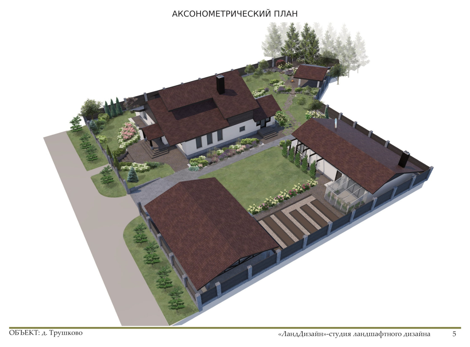 Проект ландшафтного дизайна