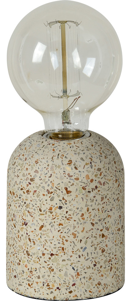 Wolseley Table Lamp, Gray Cement, Stone Speckles