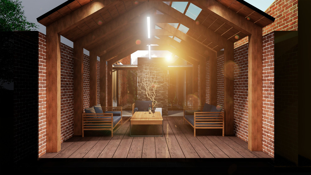 Благоустройство заднего двора