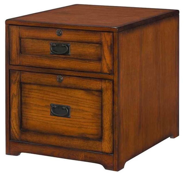 File Cabinet In Mission Oak Finish Transitional Filing Cabinets File Cabinet In Mission Oak Finish