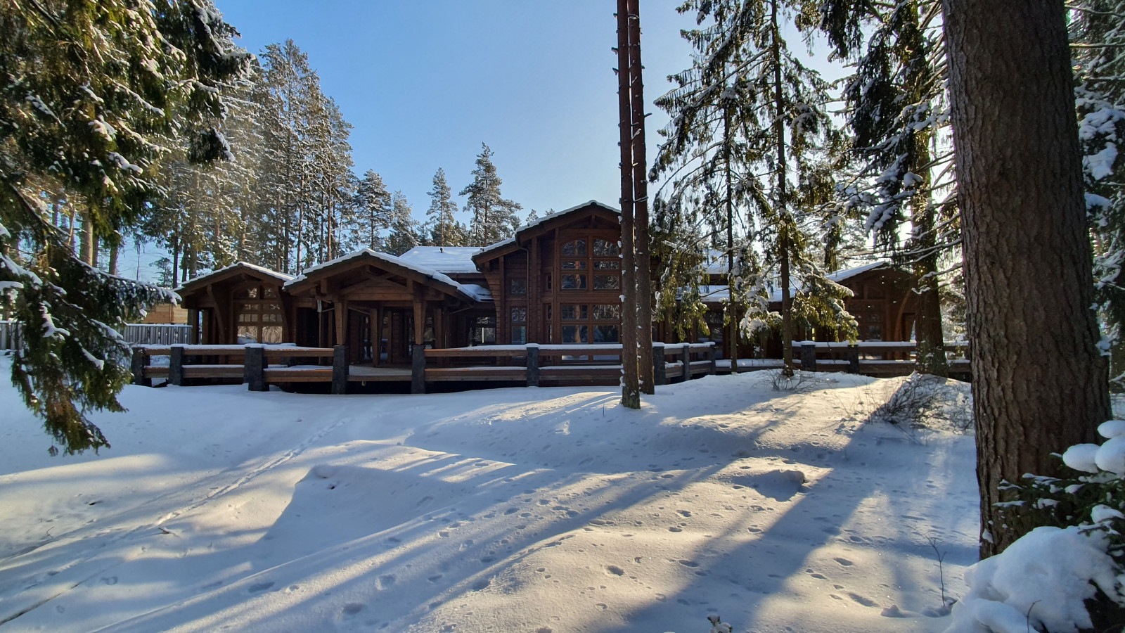 Резиденция в стиле "рустик".