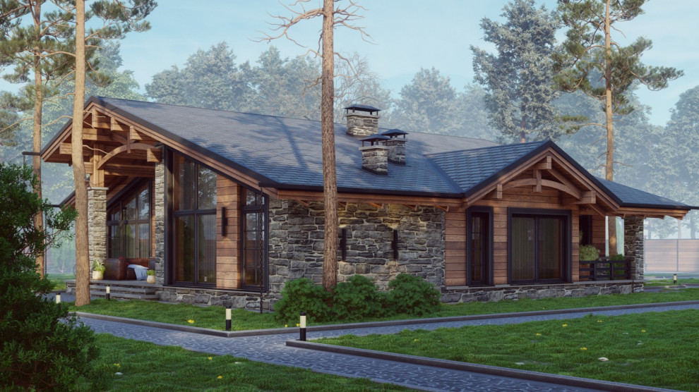 Дом с стиле Шале