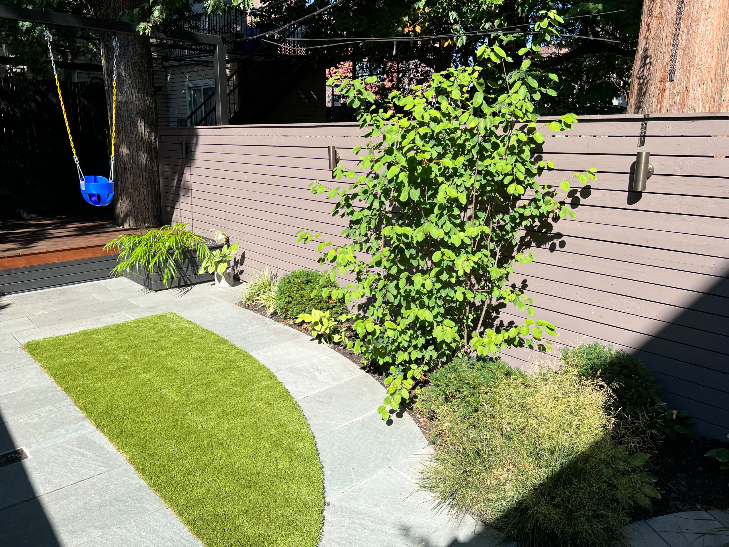 Shady Garden Deck and Pergola Renovation