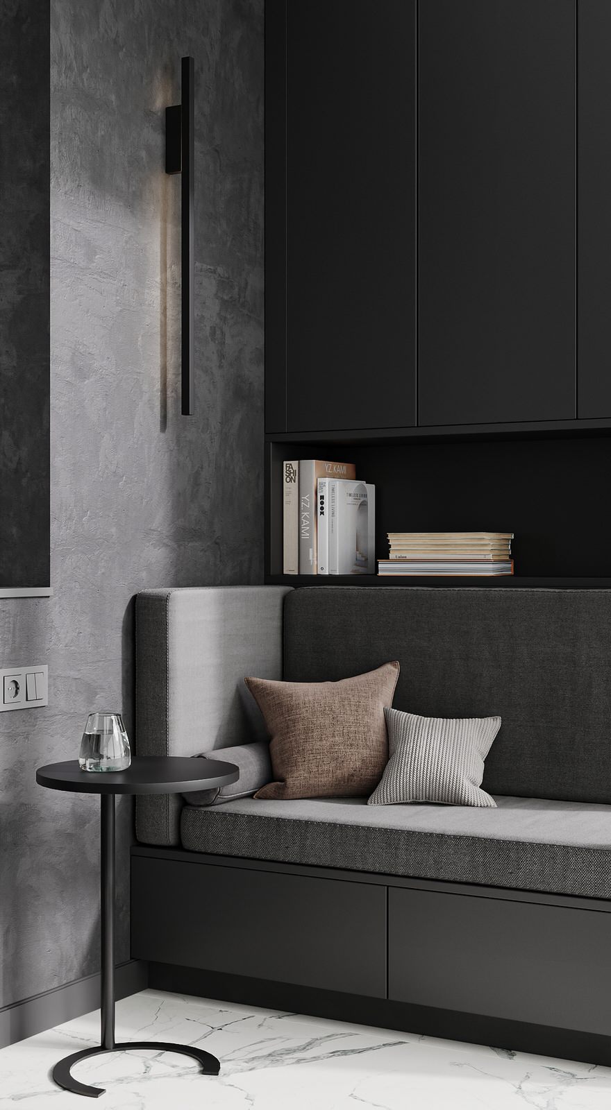 Интерьер квартиры в ЖК "Гармония"