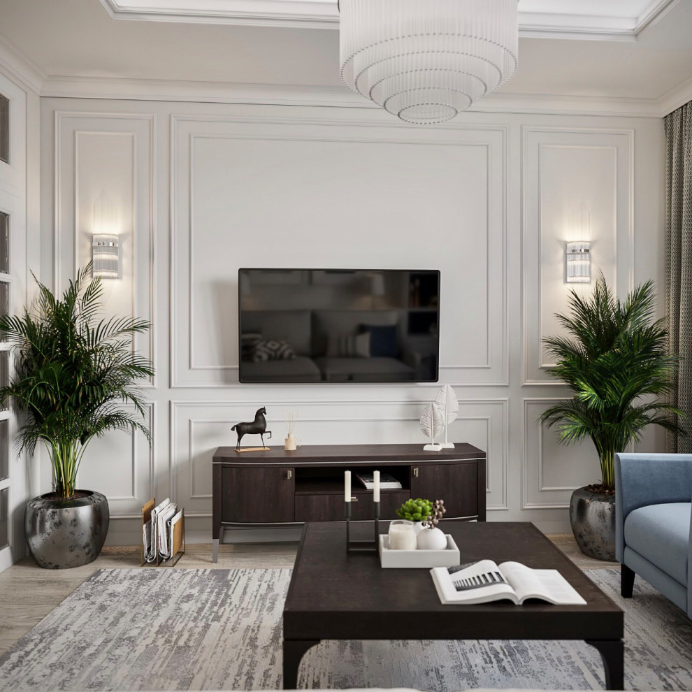 3-комнатная квартира в стиле Американская классика