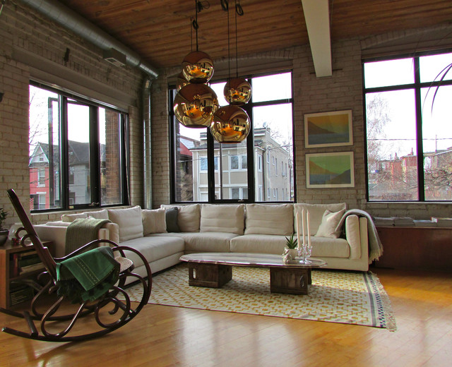 Industrial Loft industrial-living-room