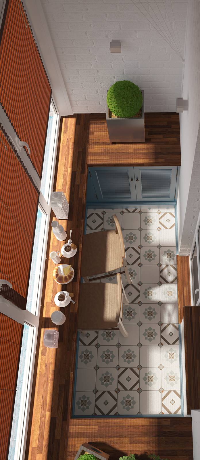 ПРоект двухкомнатной квартиры 73 кв.м.