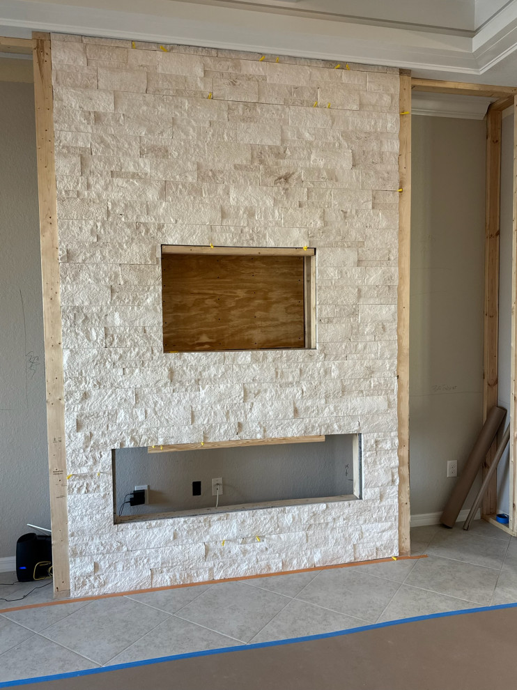 Fireplace Wall w/ Arches