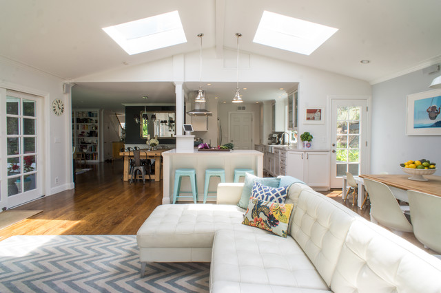 My Houzz: Bright and Airy Updates in a California Fixer-Upper fusion-living-room