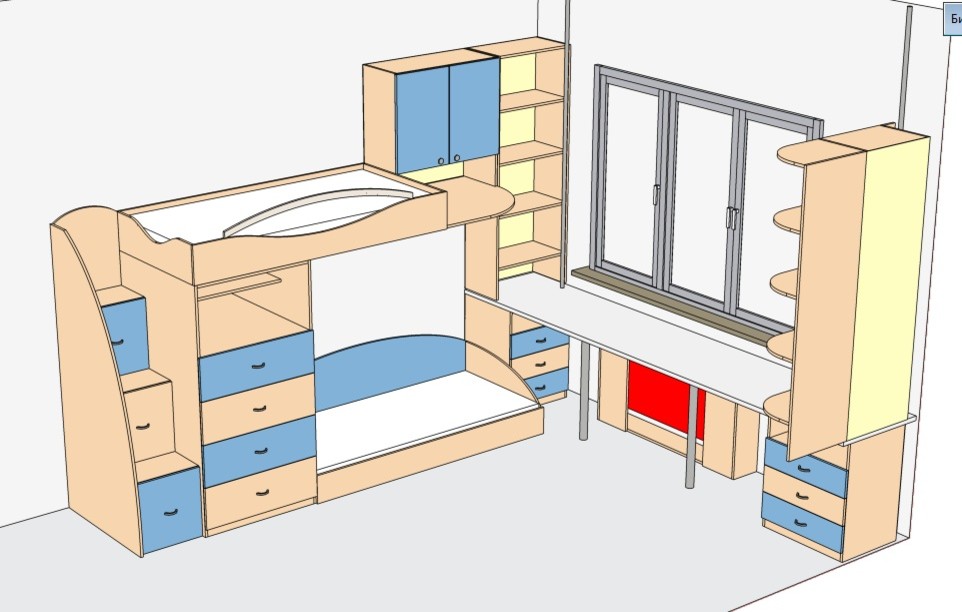 Мебель для детской комнаты