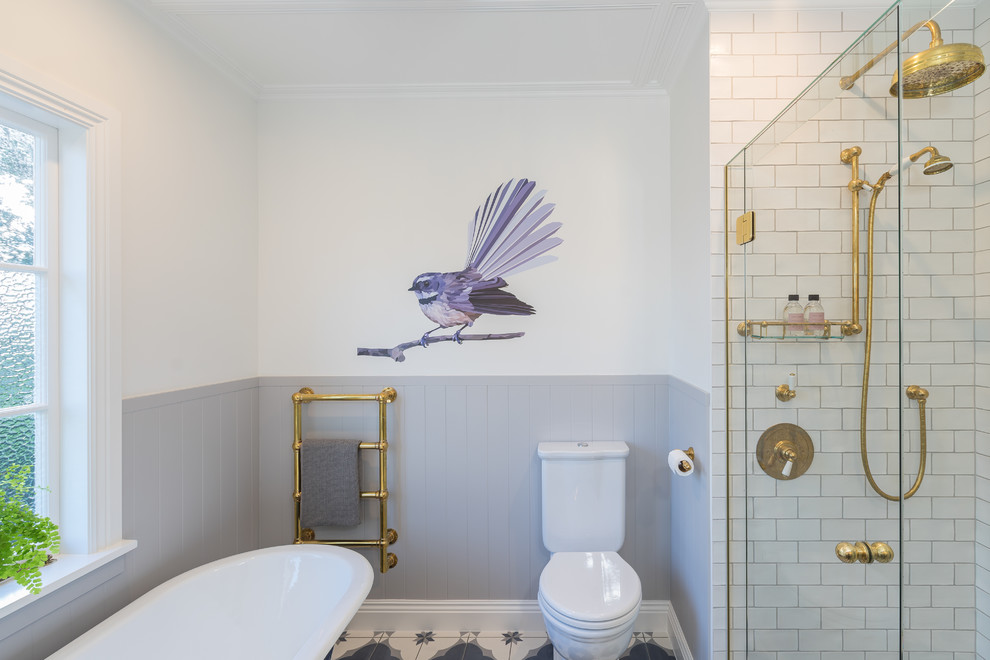 Classic Navy Bathroom - Transitional - Bathroom - Auckland - by Du Bois ...