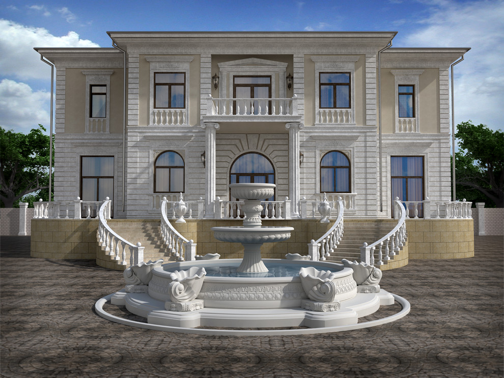 Дизайн  проект дома в Классическом стиле