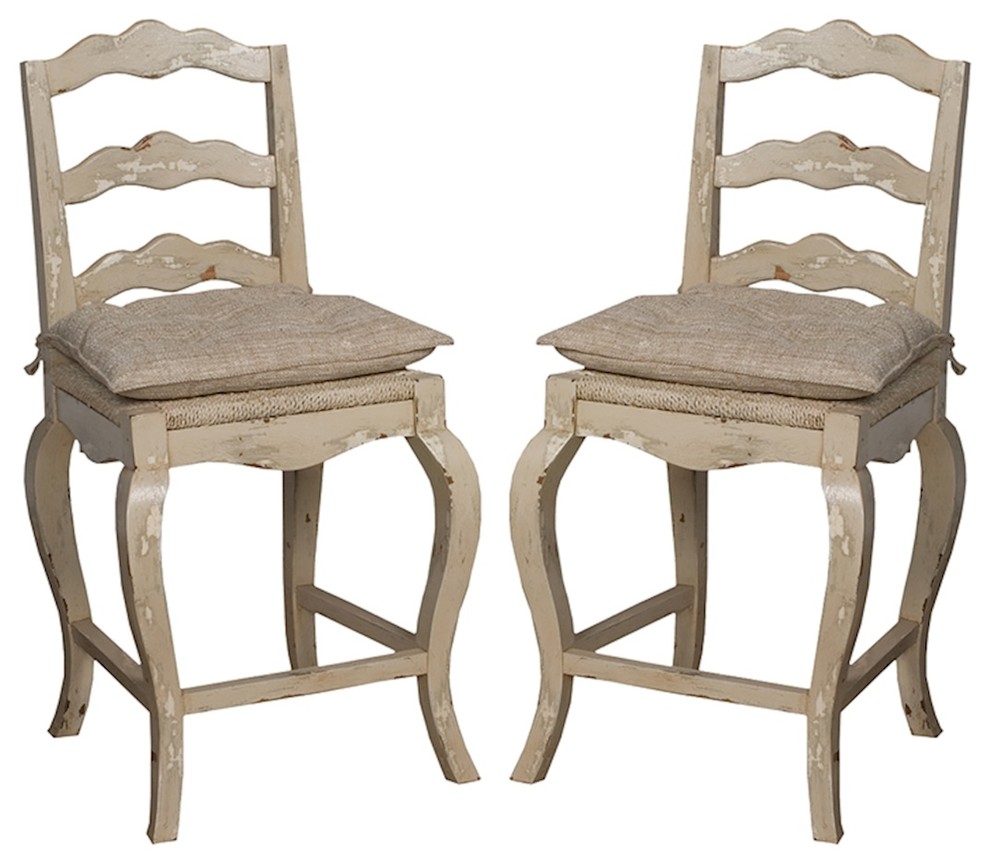 GUILD MASTER 660002P French Provencal Counter Stool Farmhouse Bar