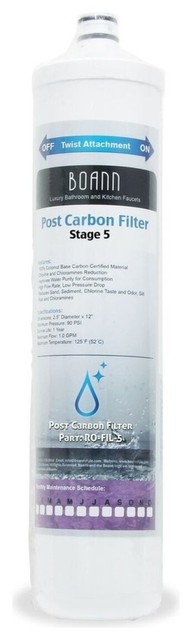 BOANN RO System Stage 5 Post Carbon Filter