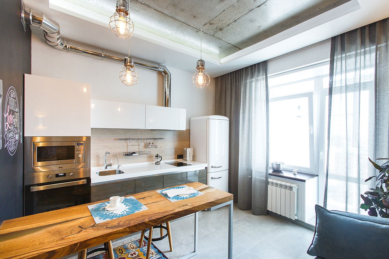 Квартира в стиле Loft для молодого холостяка