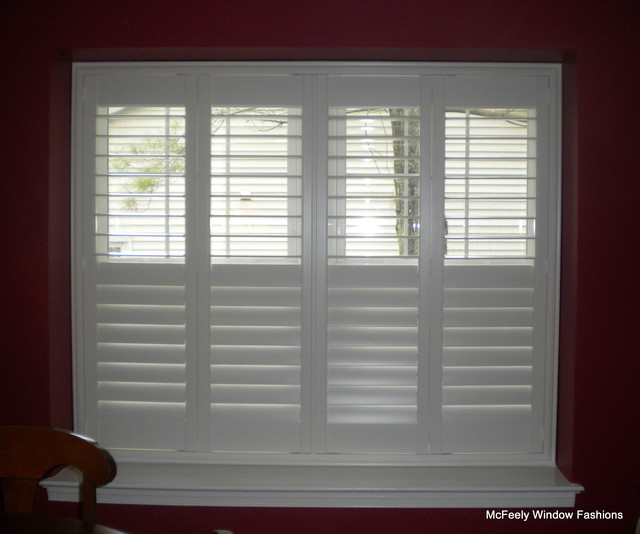 3.5 Inch Louver Plantation Shutters with Hidden Tilt Bar McFeely Window Fashio