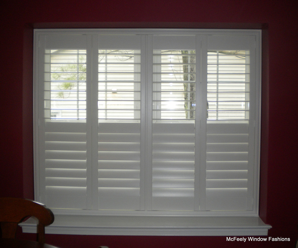 3.5 Inch Louver Plantation Shutters with Hidden Tilt Bar McFeely