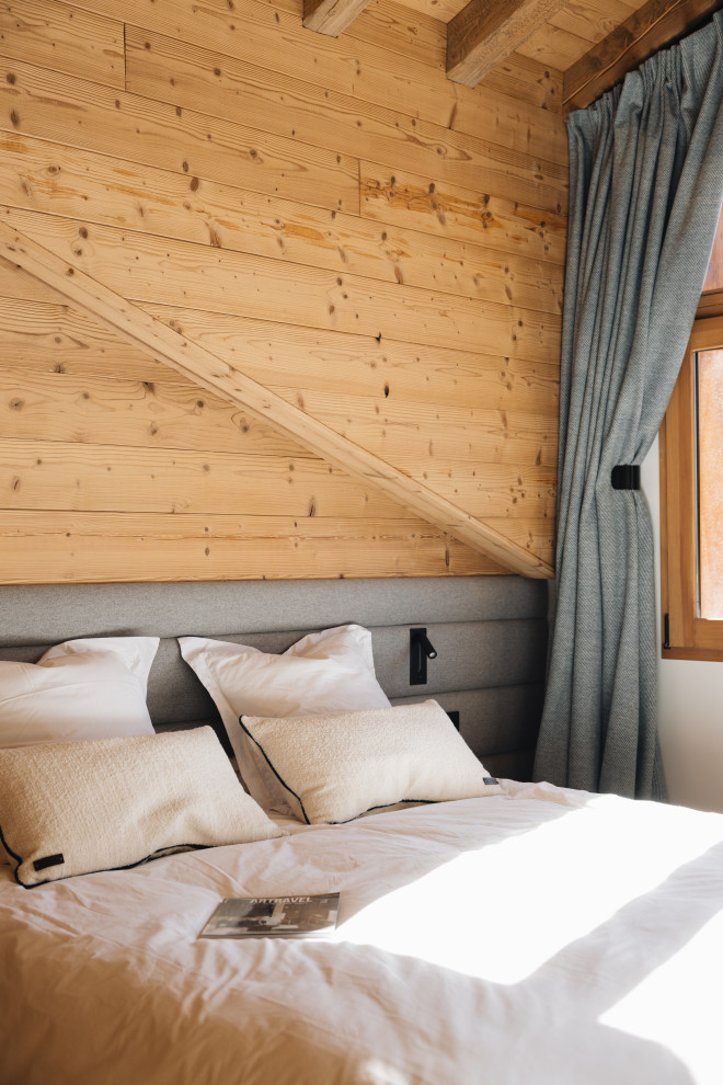 Idée de décoration pour une maison chalet.