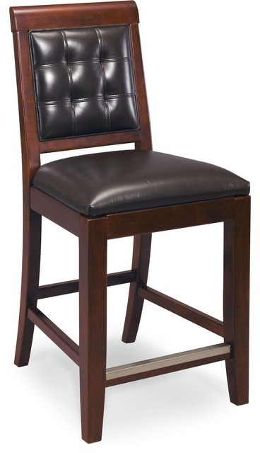 American Drew Tribecca Leather Counterstool, Set of 2