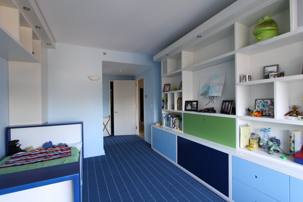 This is an example of a modern kids' room in Other.