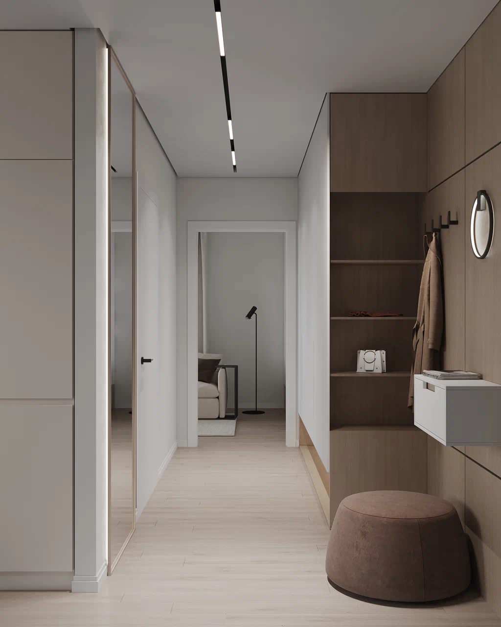 Дизайн-проект двухкомнатной квартиры для семейной пары