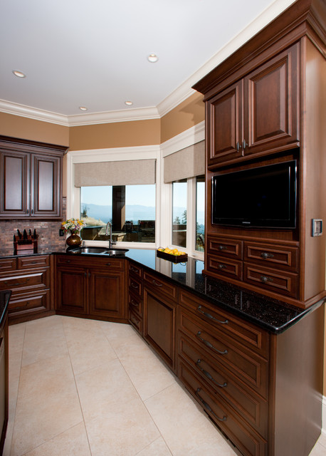 Transitional Style rustic-kitchen
