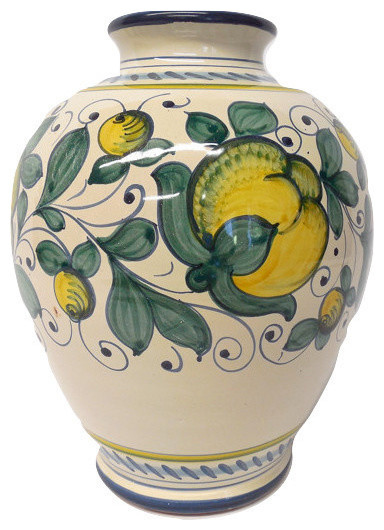 Tuscan Ceramiche d'Arte Tuscia Limoni Toscani Lamp Base