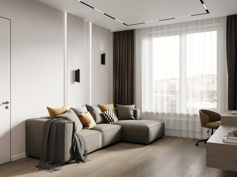 Современный проект квартиры 73 м² в ЖК на Причальном