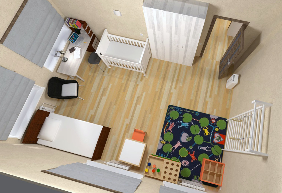 Технический проект четырехкомнатной квартиры. Площадь 127 кв. м