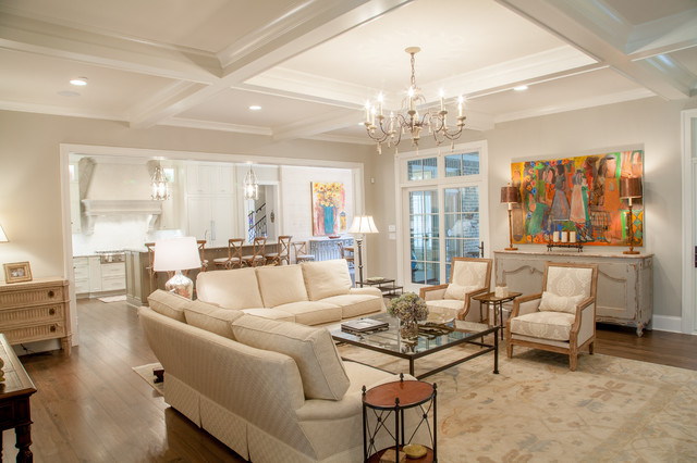 Germantown Custom Home classico-soggiorno