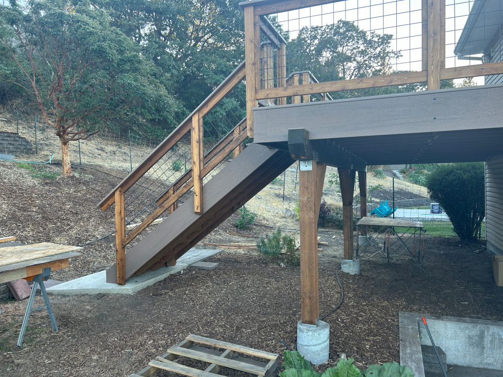 Deck and front entry