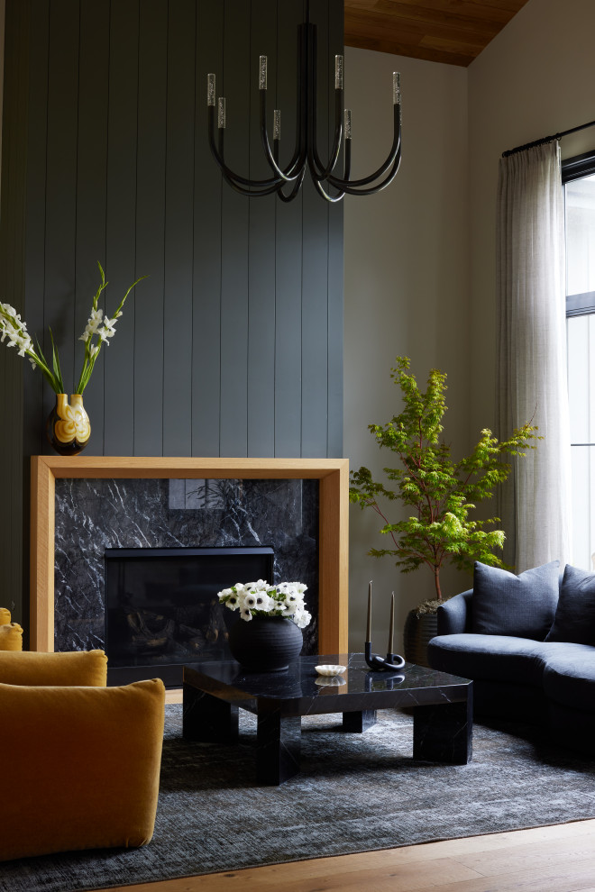 Inspiration for a 1950s living room remodel in Los Angeles
