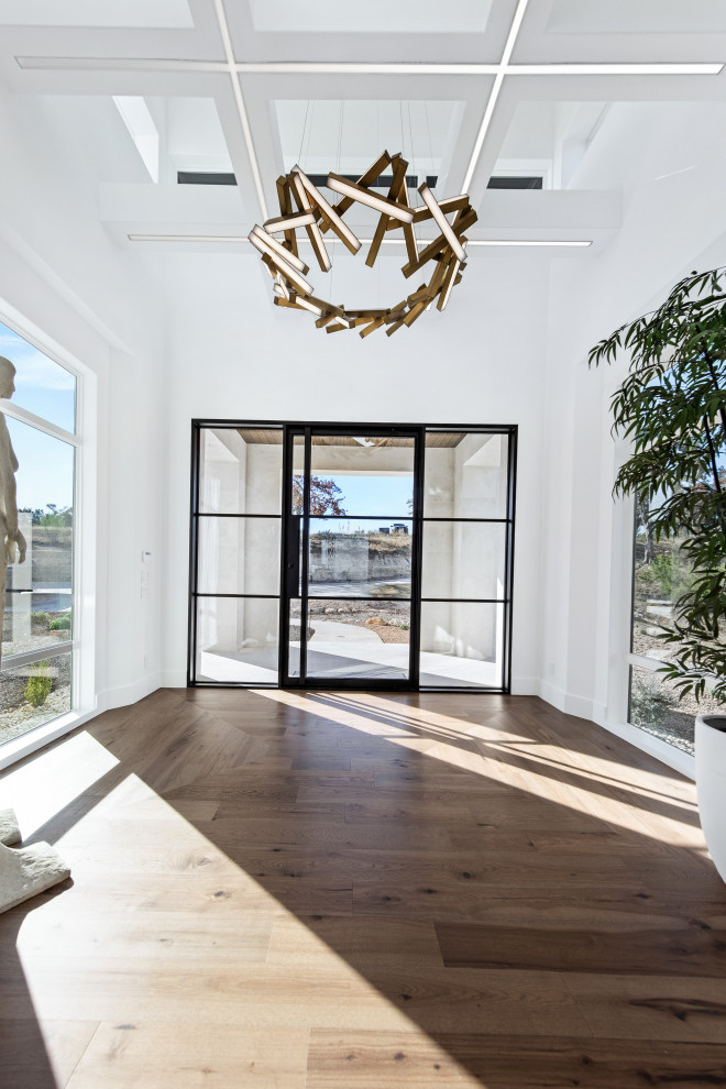 Home design - transitional home design idea in Austin