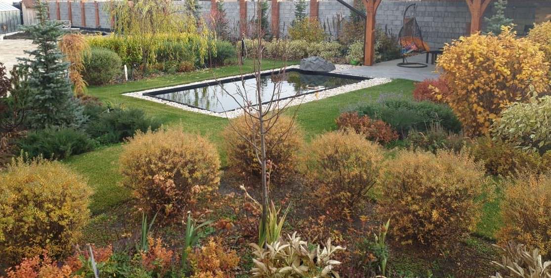 Осень в полосатом саду.