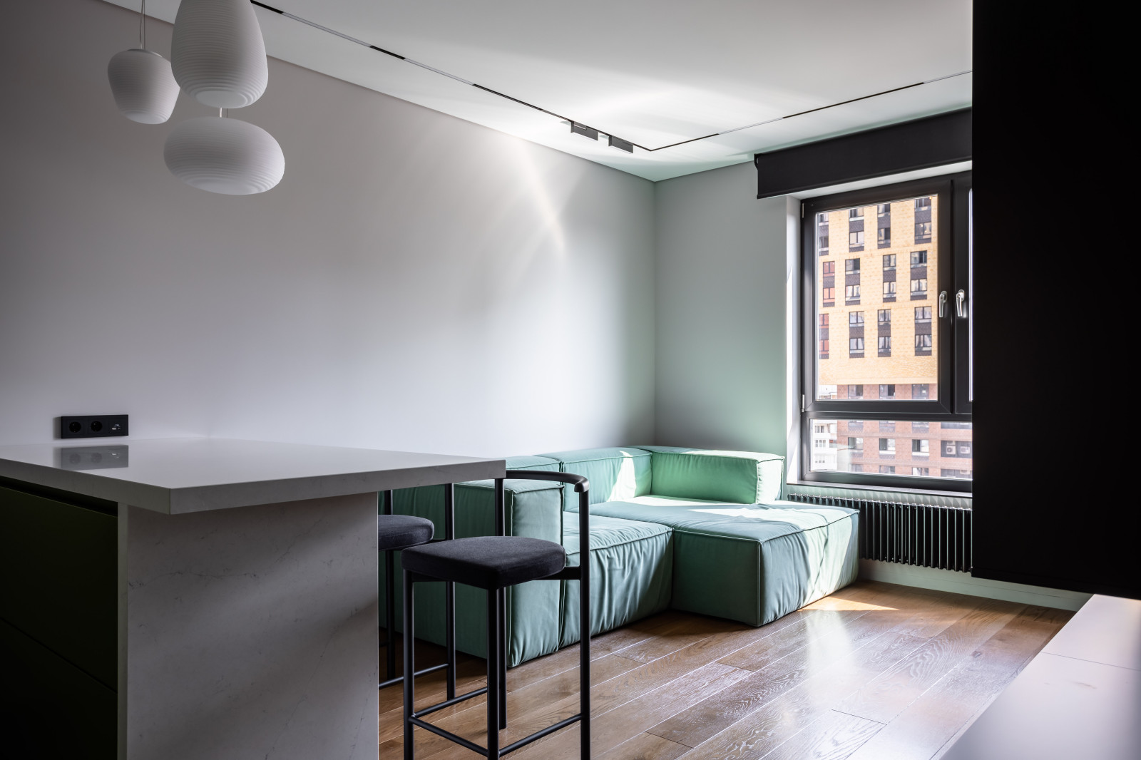 Современный интерьер квартиры 60 м2 в ЖК Академика Павлова 28